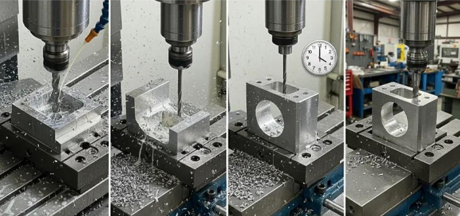 Diagram of optimized machining sequences for thin-walled parts