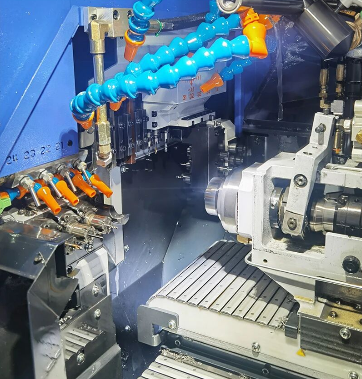 Diagram showing machining methods for high-precision parts