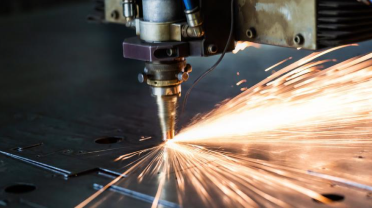 Precision laser cutting service for metal sheets and components, high-precision industrial processing