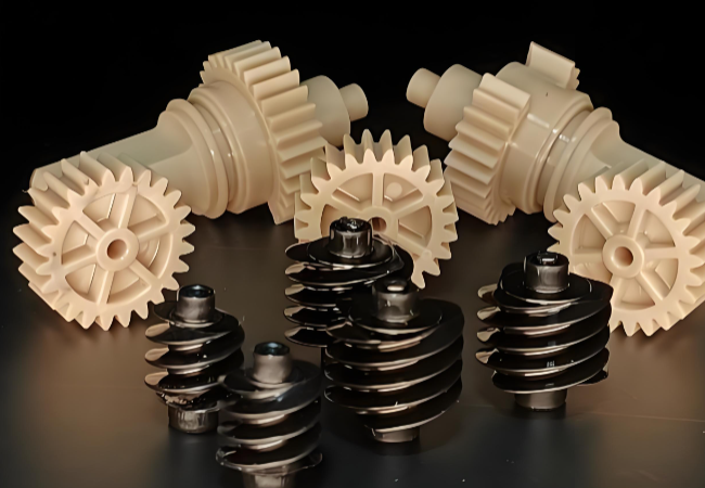 Automated injection molding with robotic arm