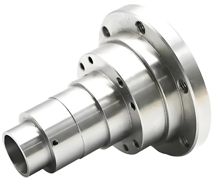 Custom precision-machined stainless steel components for industrial applications, featuring exceptional corrosion resistance, high strength, and hygiene compliance.